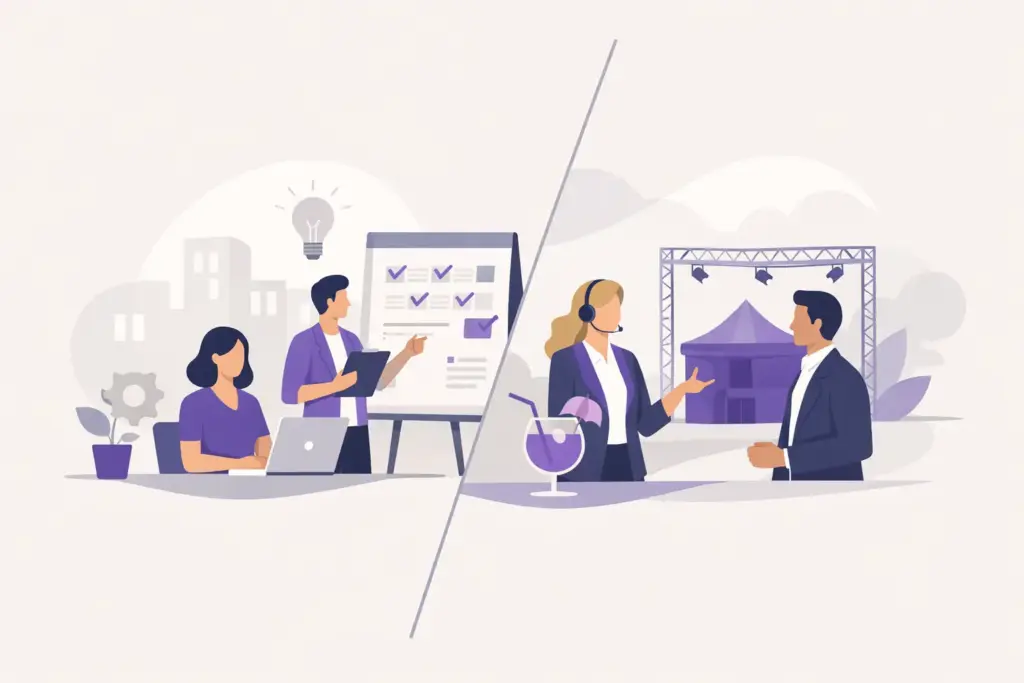 Intern eventplanlægning versus ekstern partner